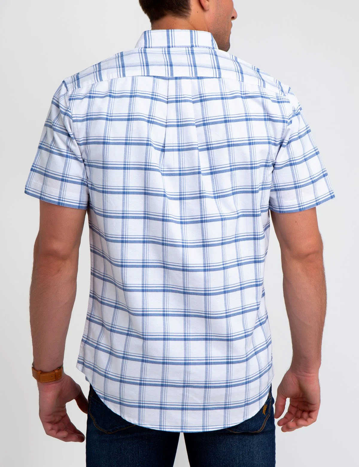28071-short-sleeve-plaid-oxford-shirt-9.webp SHORT SLEEVE PLAID OXFORD SHIRT