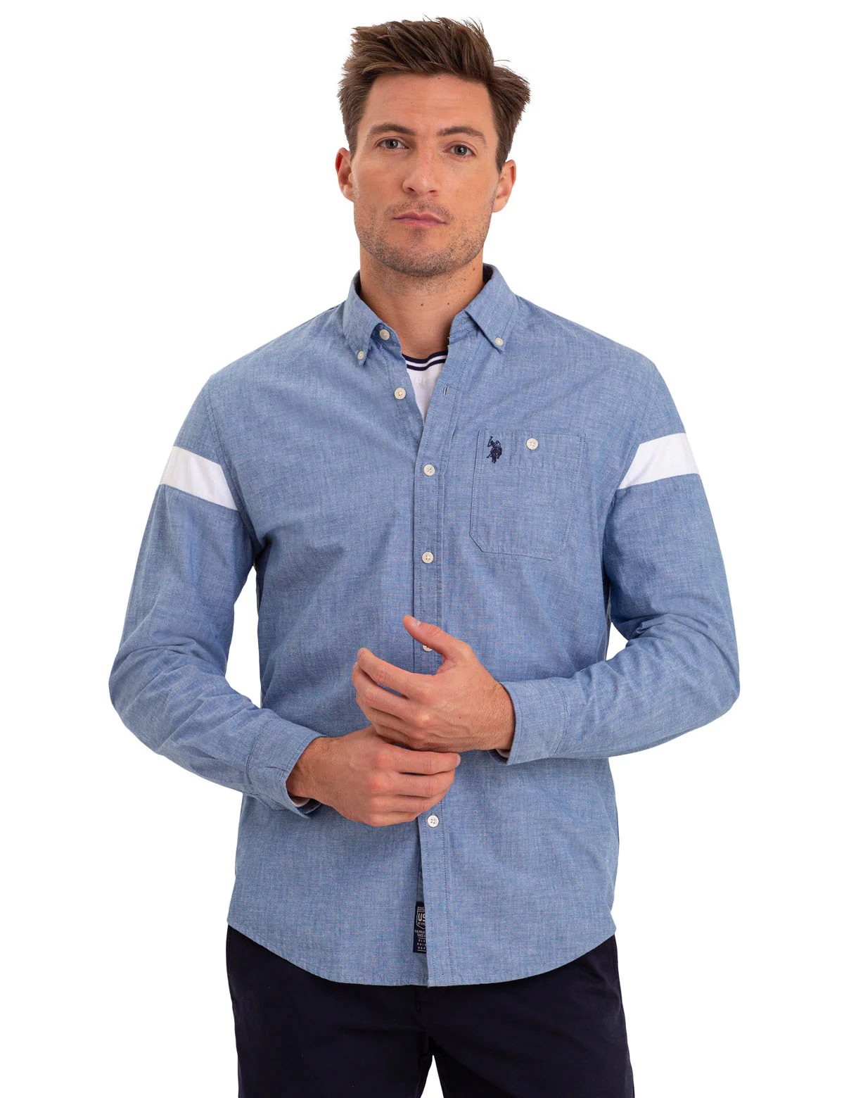 28388-uspa-logo-stripe-long-sleeve-shirt-1.webp USPA LOGO STRIPE LONG SLEEVE SHIRT