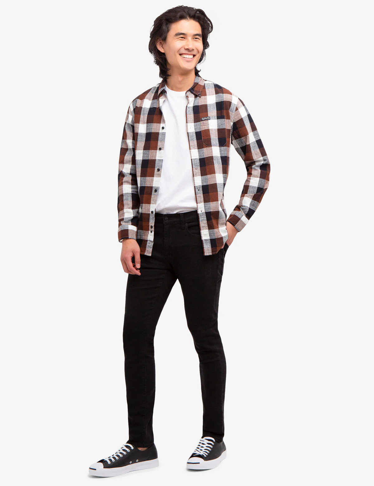 28471-slub-poplin-plaid-shirt-2.webp SLUB POPLIN PLAID SHIRT