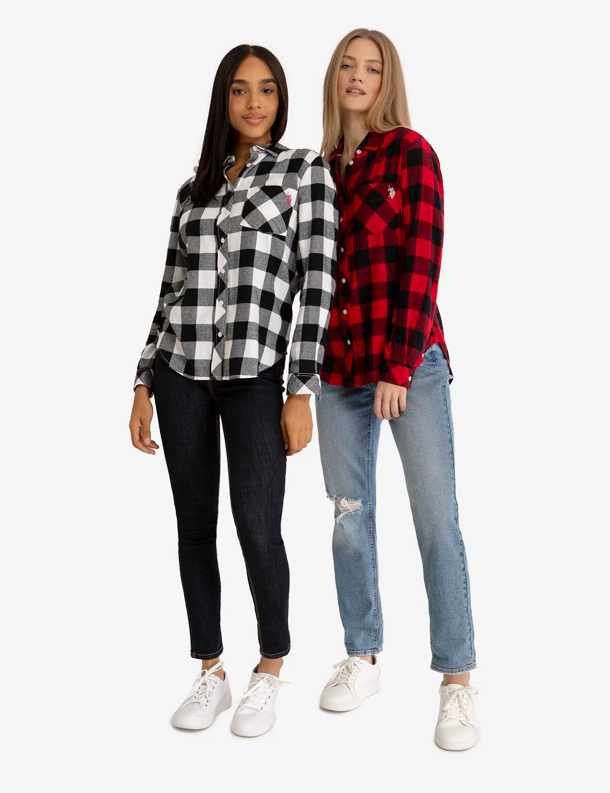 FLANNEL BUFFALO PLAID LONG SLEEVE SHIRT