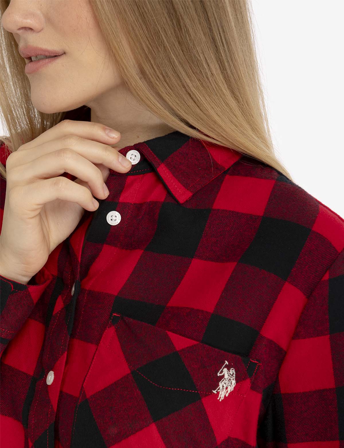 FLANNEL BUFFALO PLAID LONG SLEEVE SHIRT