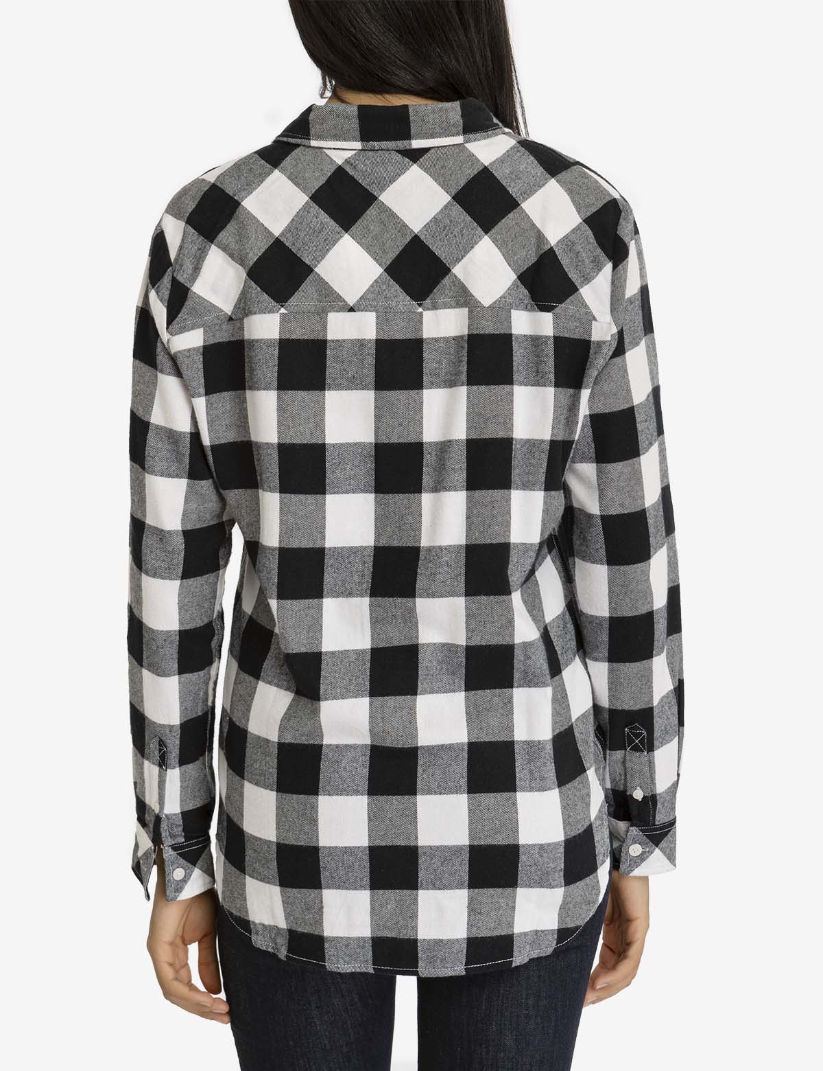 FLANNEL BUFFALO PLAID LONG SLEEVE SHIRT