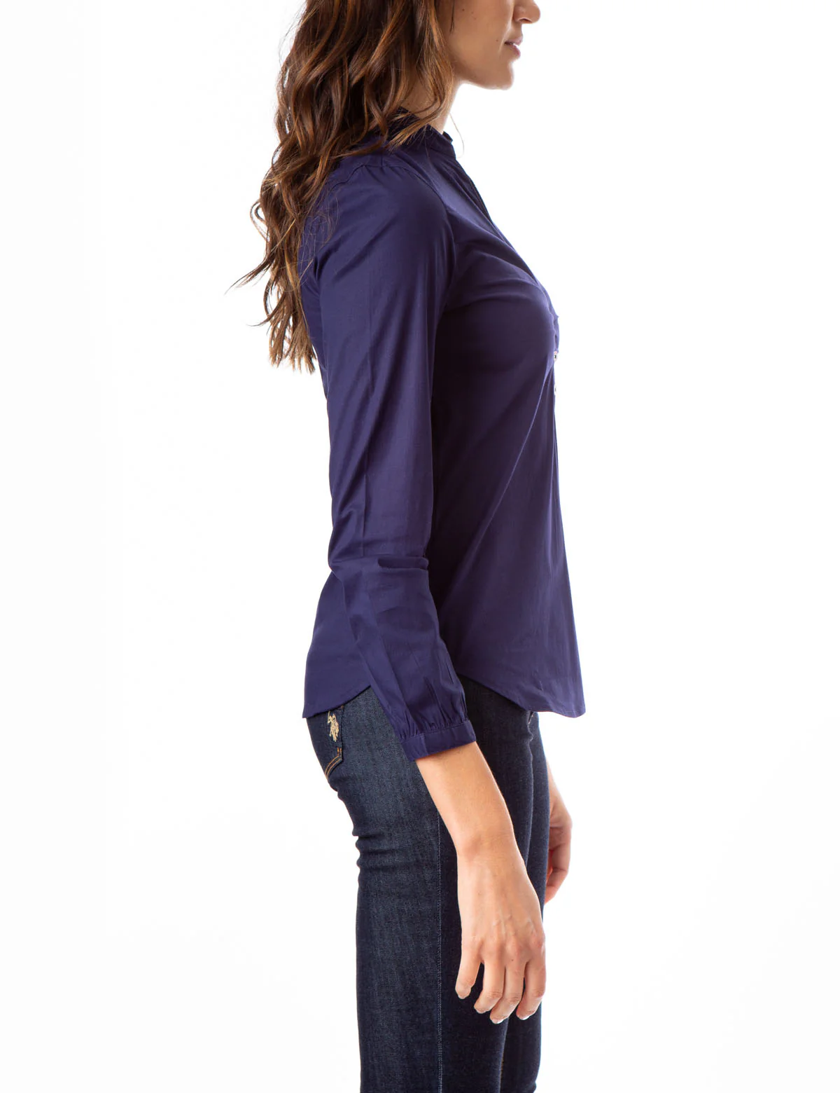 28961-ruched-button-front-shirt-2.webp RUCHED BUTTON FRONT SHIRT