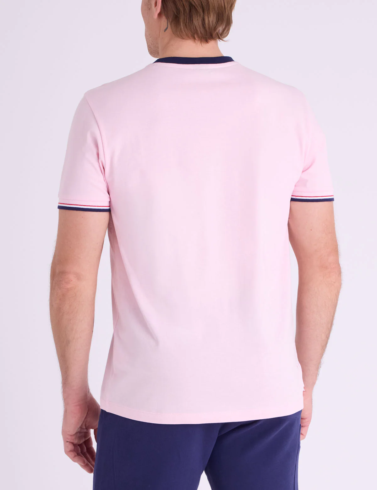 SIGNATURE STRIPE TRIM RINGER T-SHIRT
