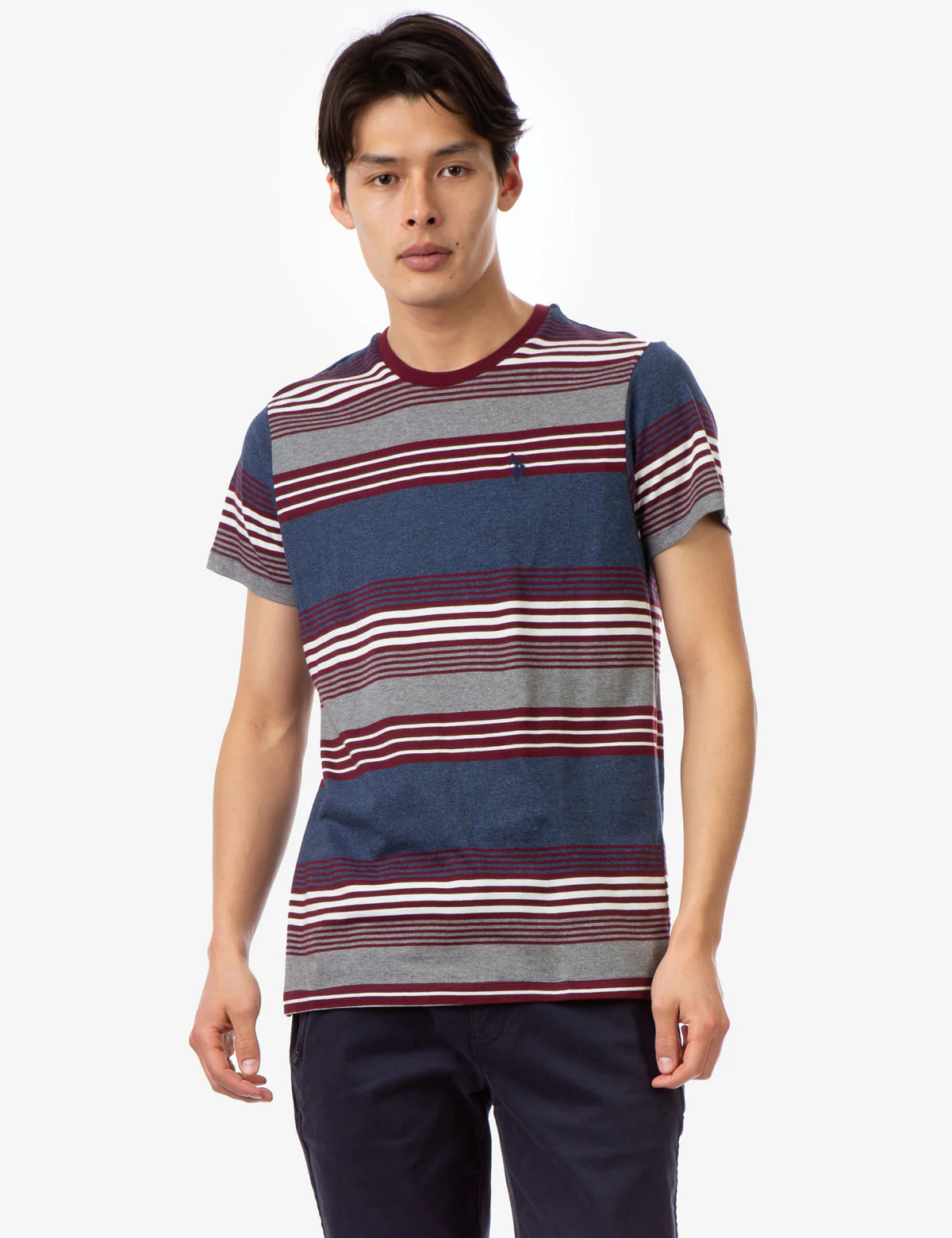 30675-stripe-heather-crew-neck-t-shirt-7.webp STRIPE HEATHER CREW NECK T-SHIRT