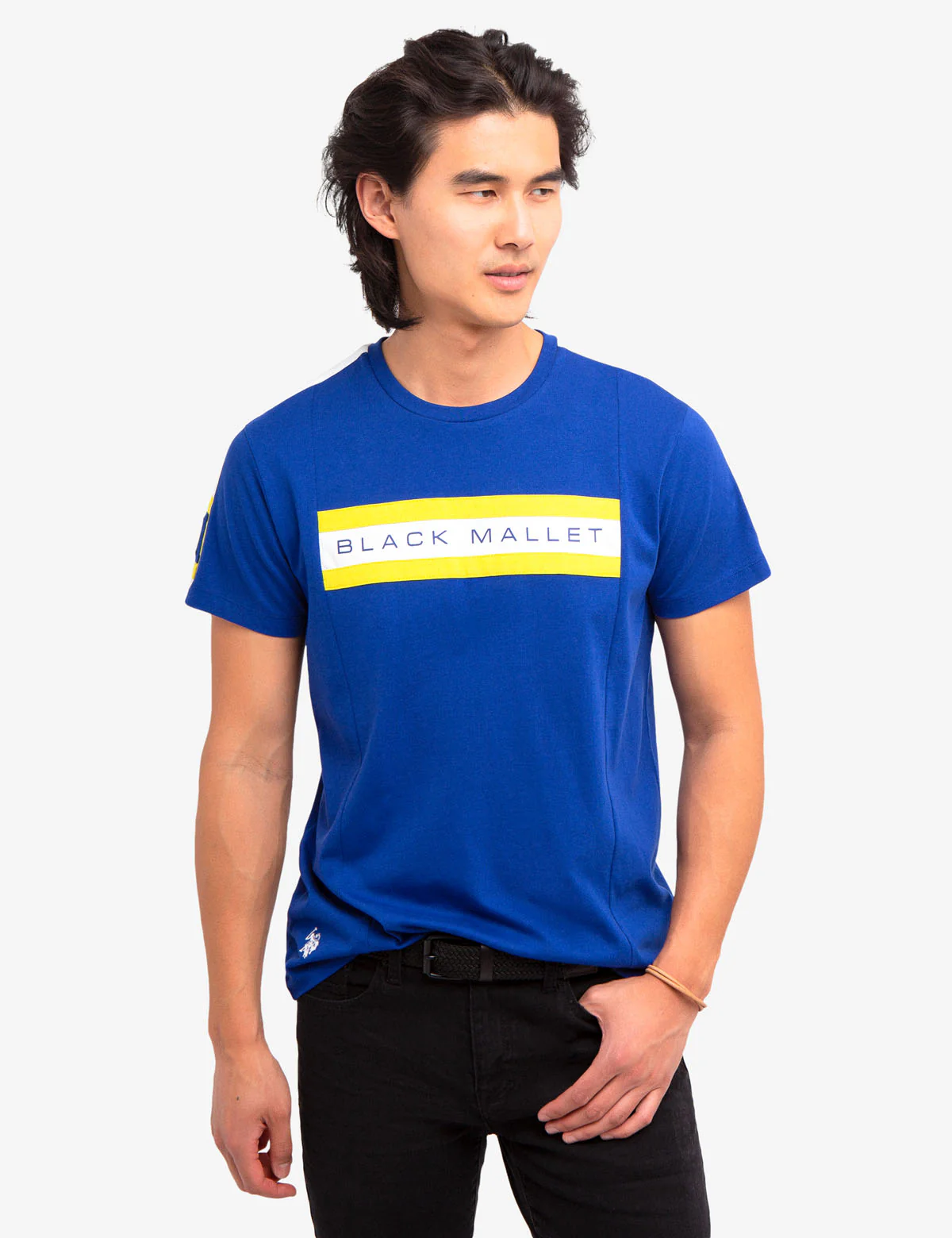 31093-black-mallet-chest-stripe-t-shirt-1.webp BLACK MALLET CHEST STRIPE T-SHIRT