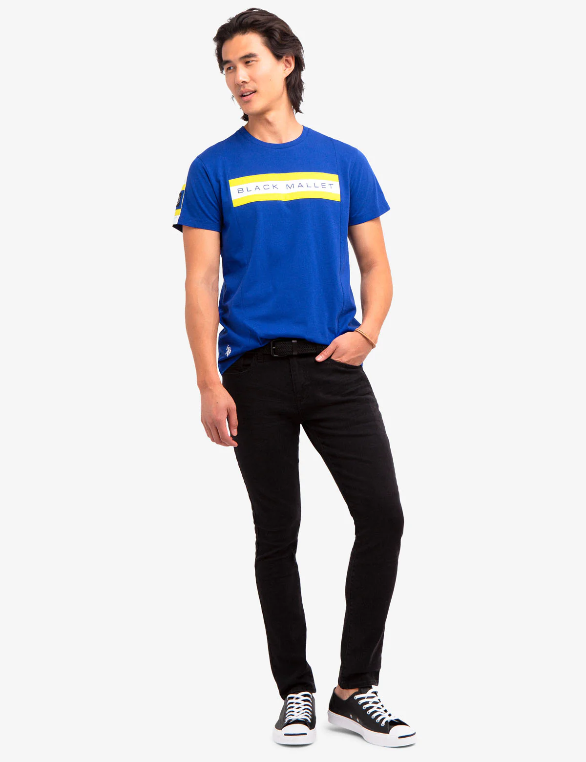 31093-black-mallet-chest-stripe-t-shirt-2.webp BLACK MALLET CHEST STRIPE T-SHIRT