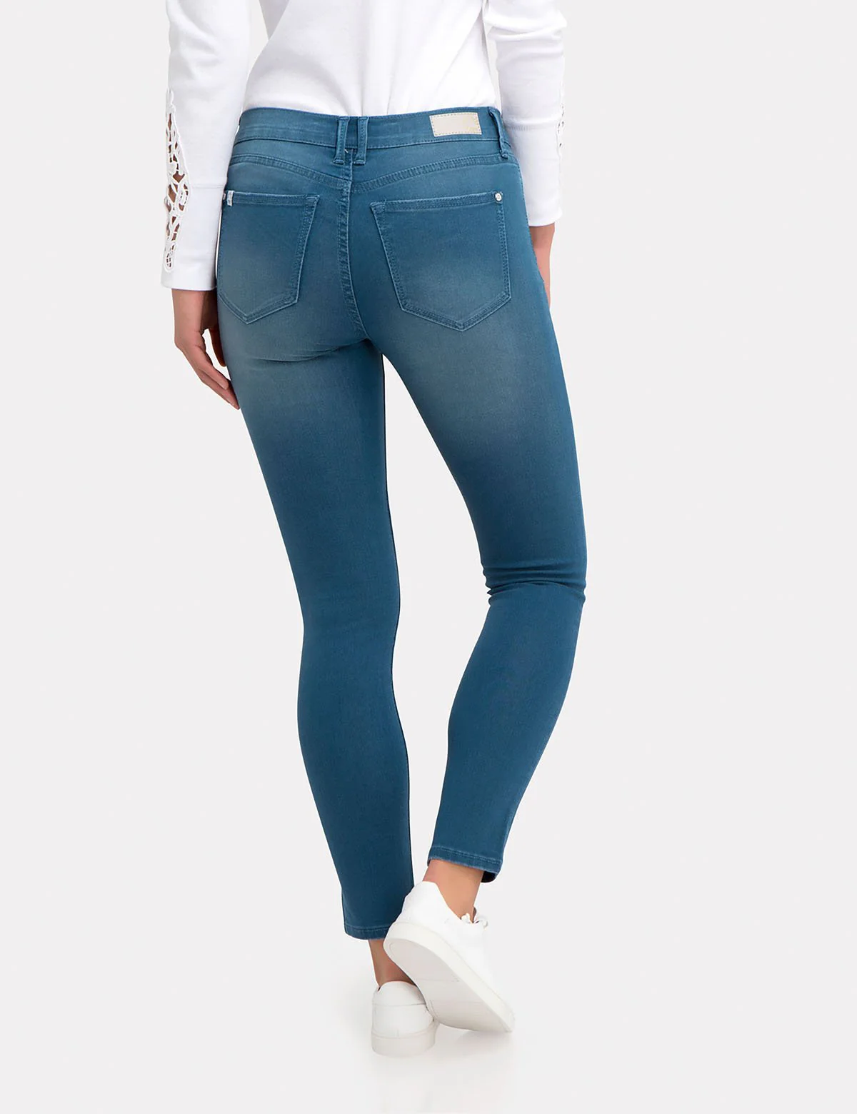 STRETCH COLORED DENIM SUPER SKINNY JEANS