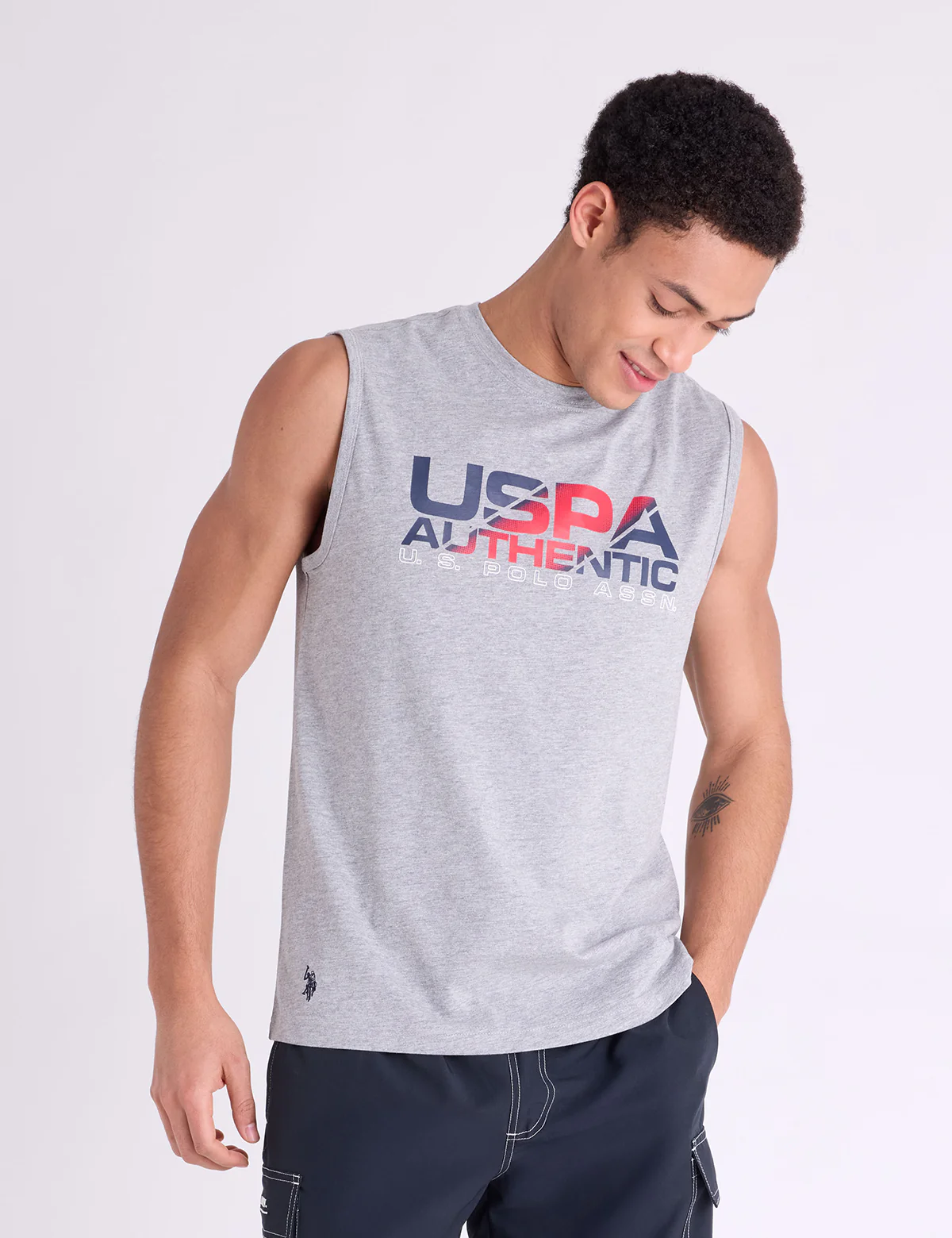 GRADIENT USPA GRAPHIC JERSEY TANK