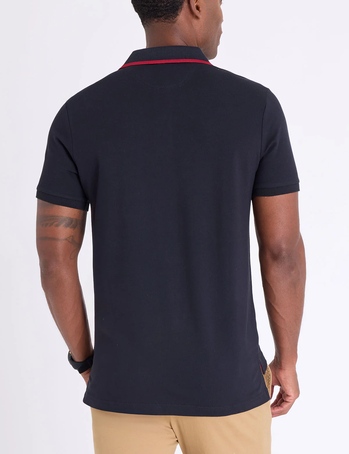 4875-slim-fit-stretch-solid-pique-polo-shirt-4.webp SLIM FIT STRETCH SOLID PIQUE POLO SHIRT