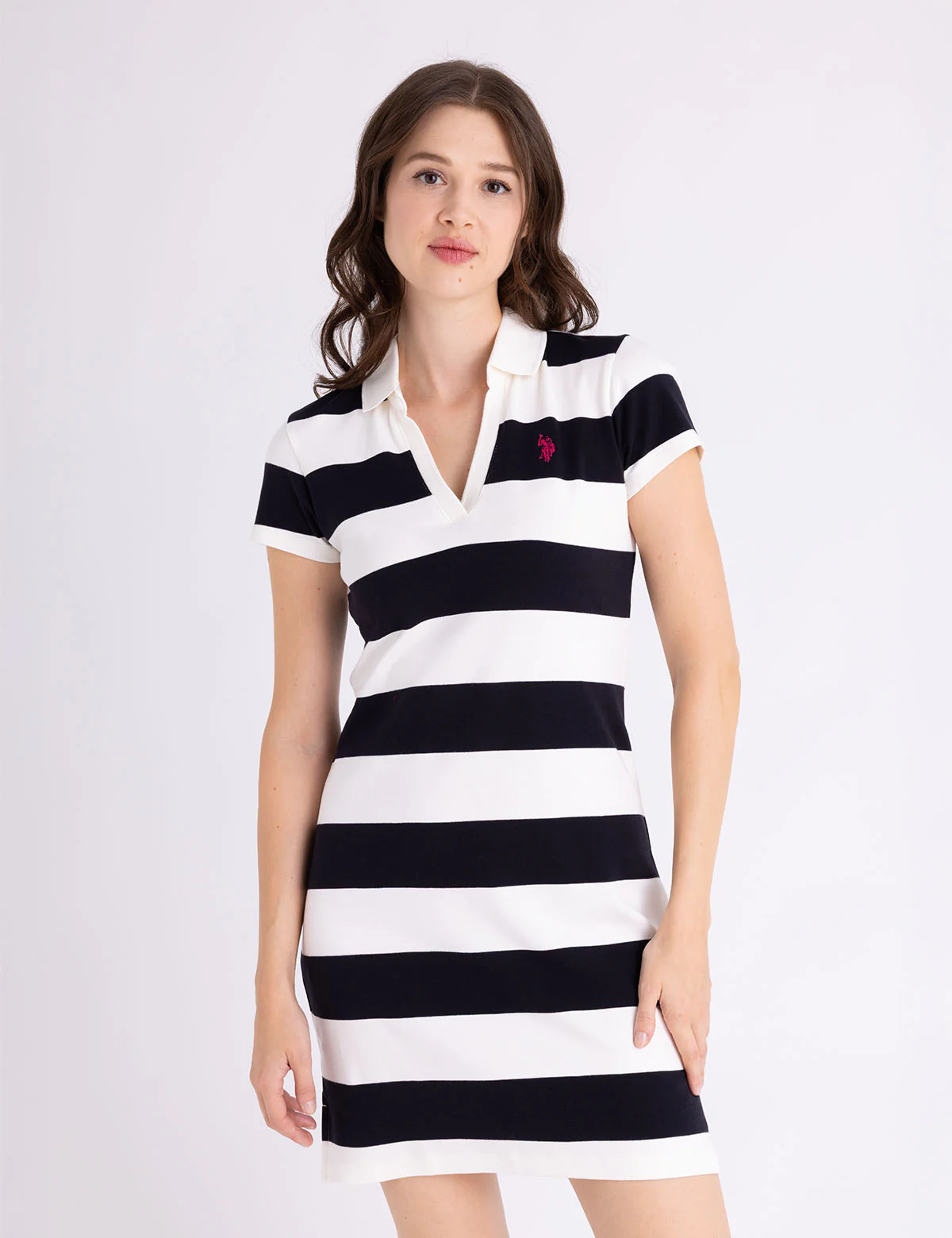 6110-y-placket-rugby-stripe-slim-fit-polo-dress-1.webp Y-PLACKET RUGBY STRIPE SLIM FIT POLO DRESS