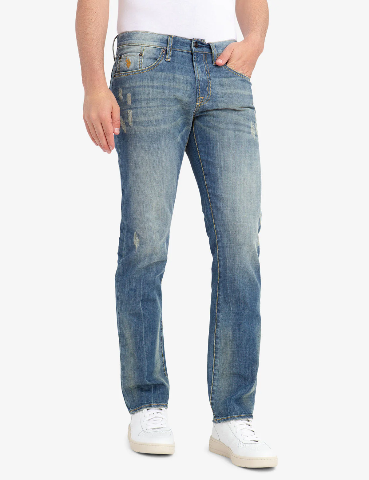 SLIM STRAIGHT 5 POCKET JEANS