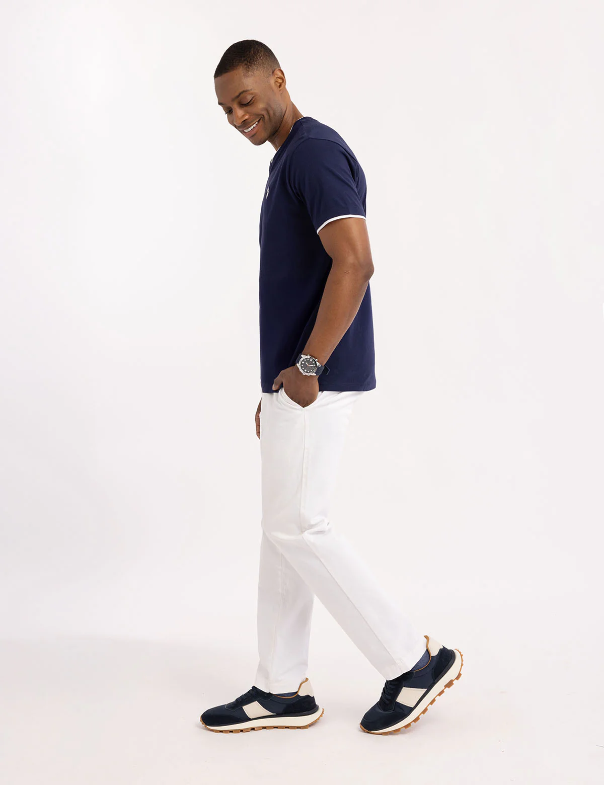 DOUBLE V-NECK T-SHIRT