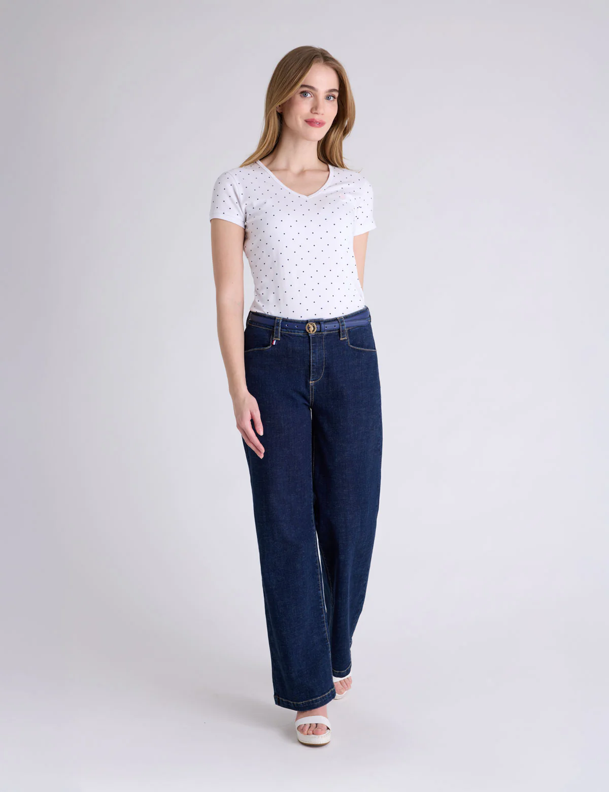 DOT V-NECK T-SHIRT