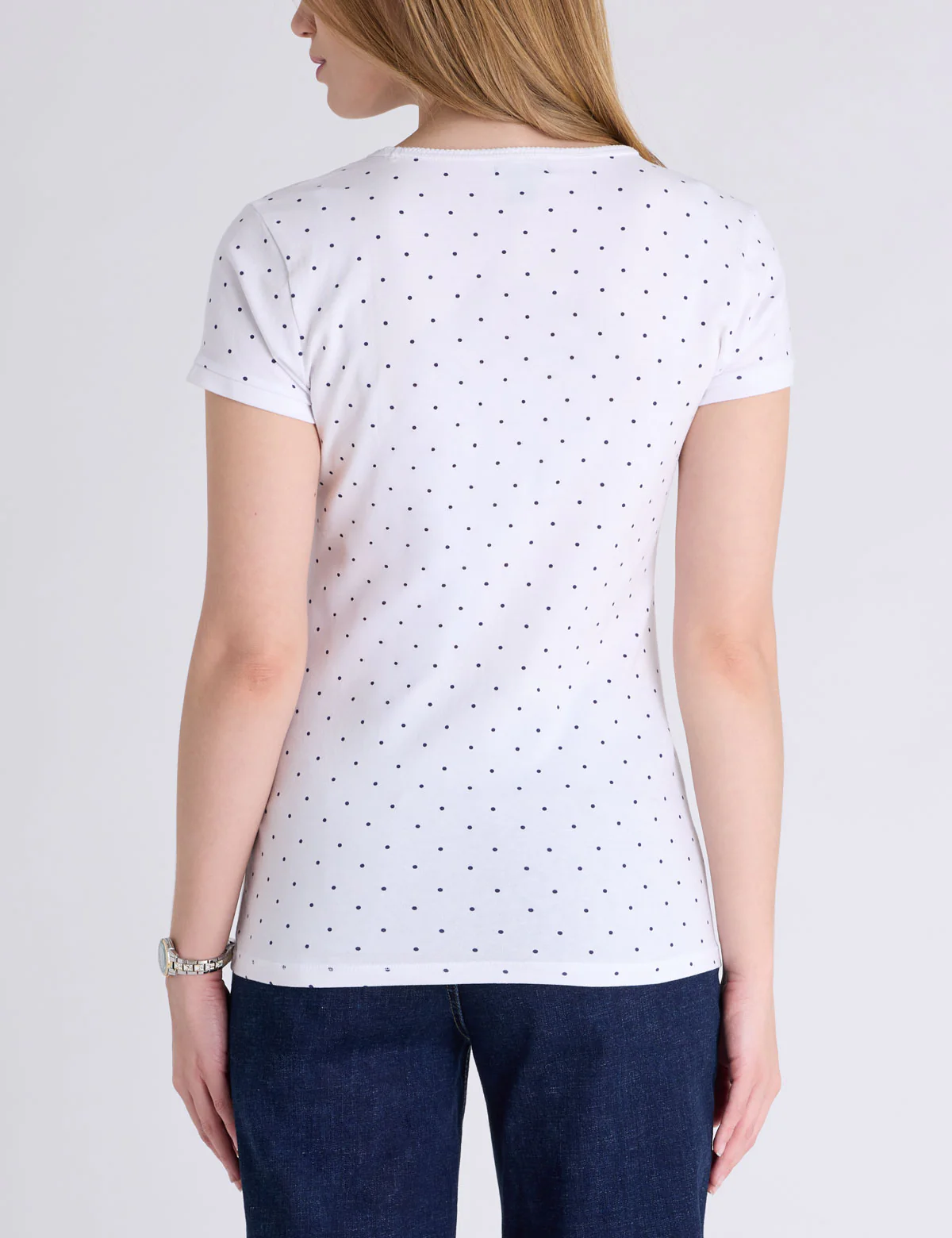 DOT V-NECK T-SHIRT