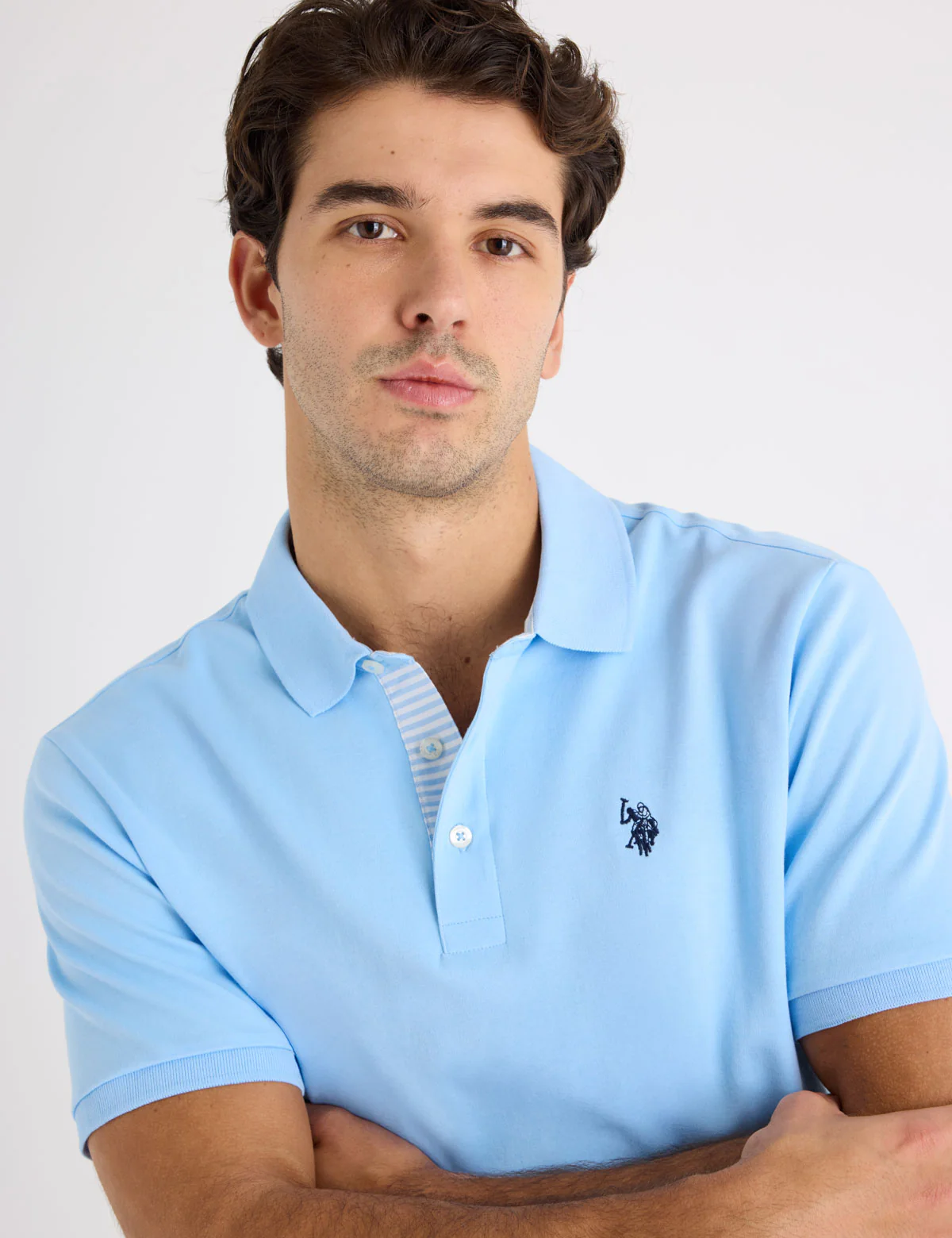 793-solid-interlock-polo-shirt-with-stripe-trim-1.webp SOLID INTERLOCK POLO SHIRT WITH STRIPE TRIM