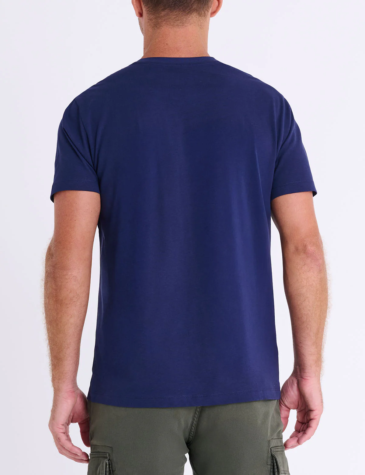 EMBOSSED USPA STRIPE JERSEY T-SHIRT