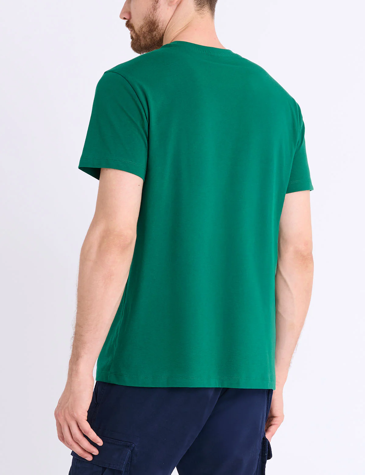 EMBOSSED USPA STRIPE JERSEY T-SHIRT