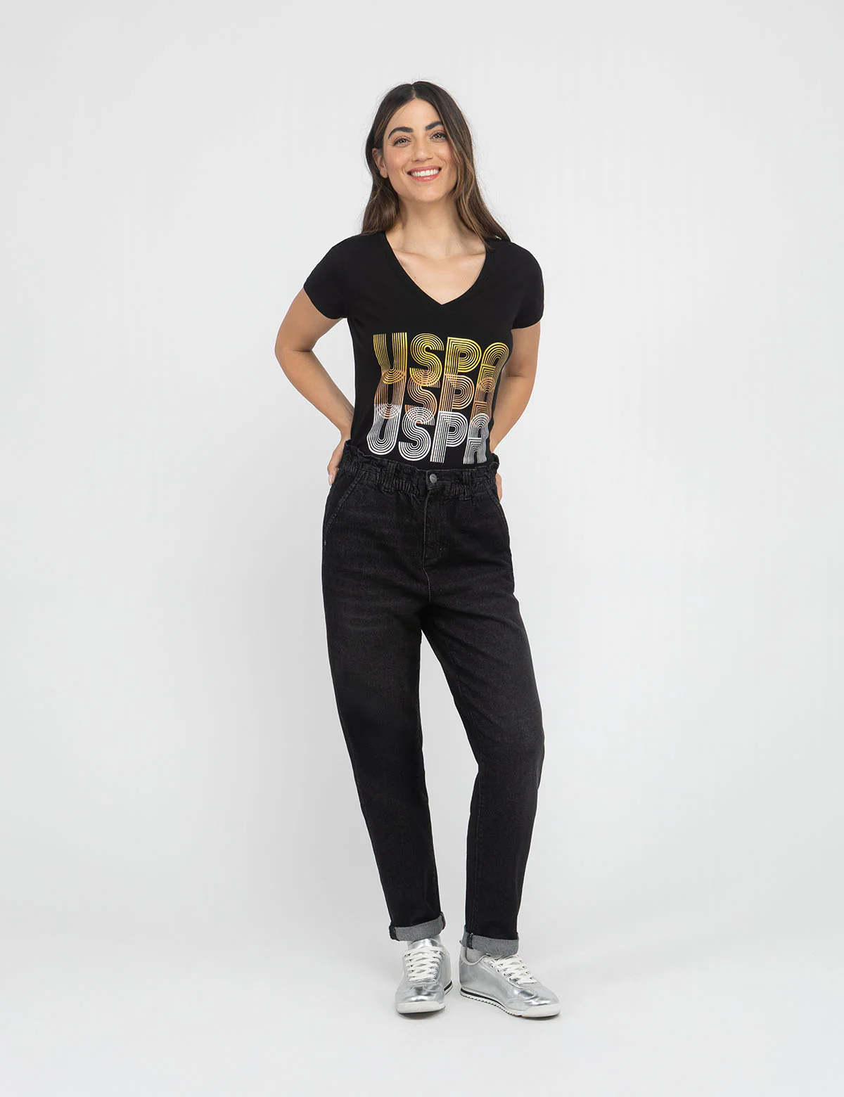 TRIPLE USPA V-NECK T-SHIRT