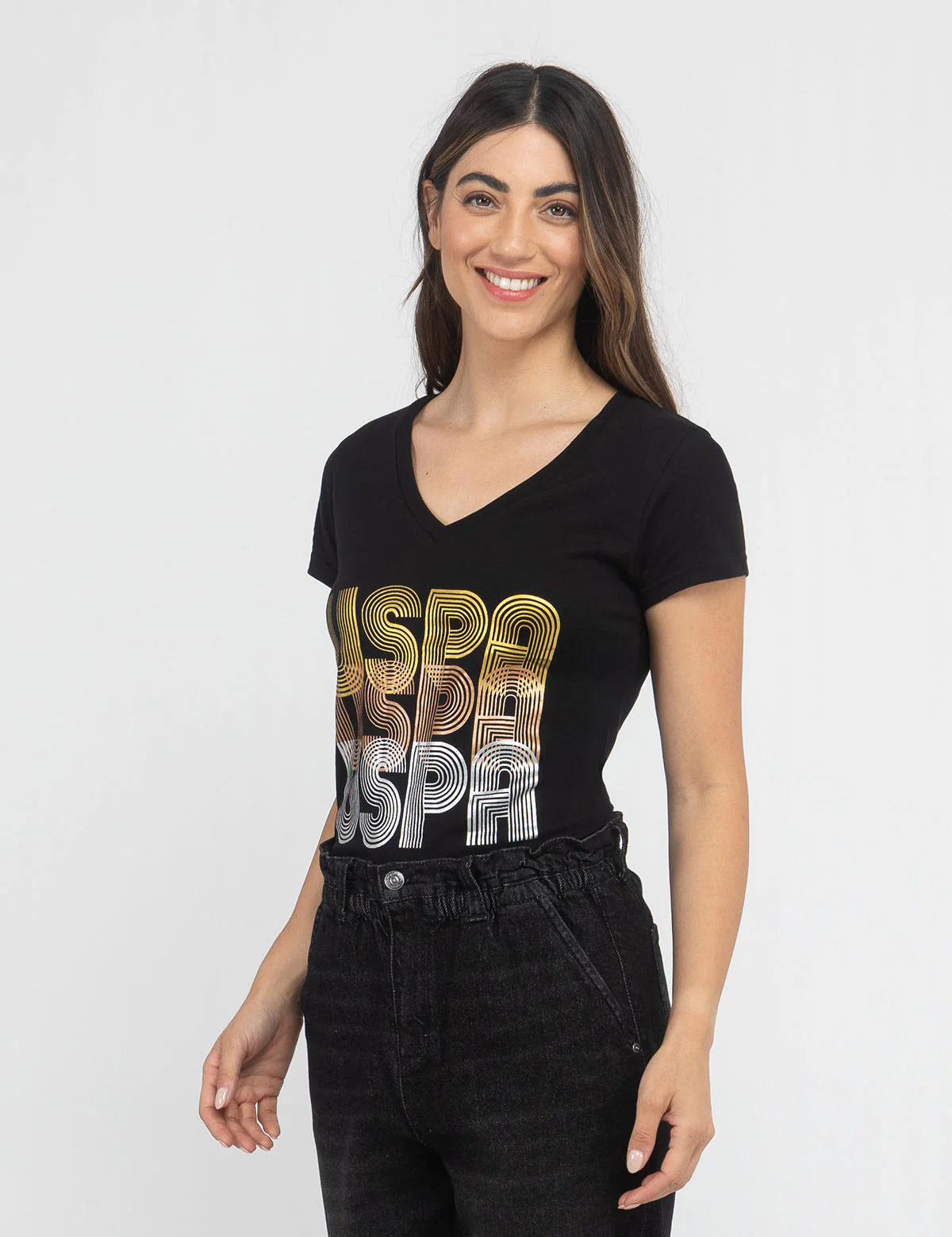 TRIPLE USPA V-NECK T-SHIRT