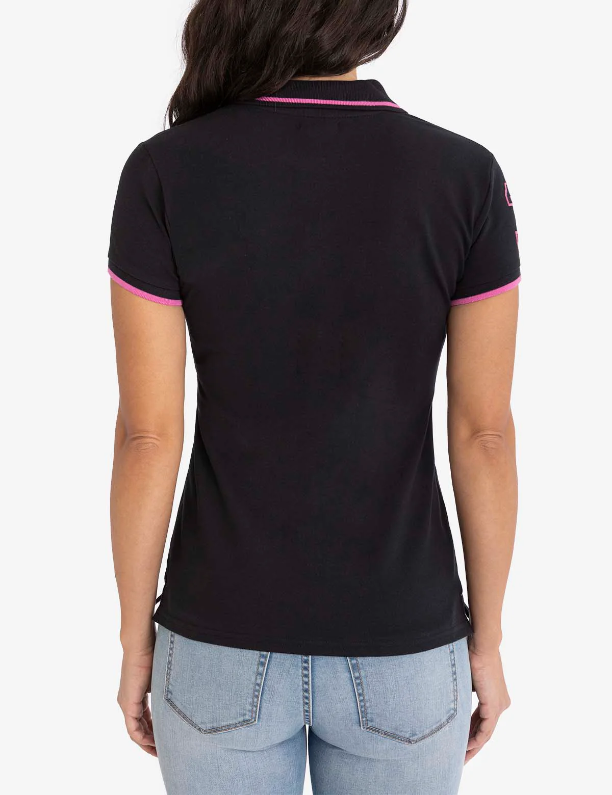 MULTI-TONAL LOGO SOLID POLO SHIRT