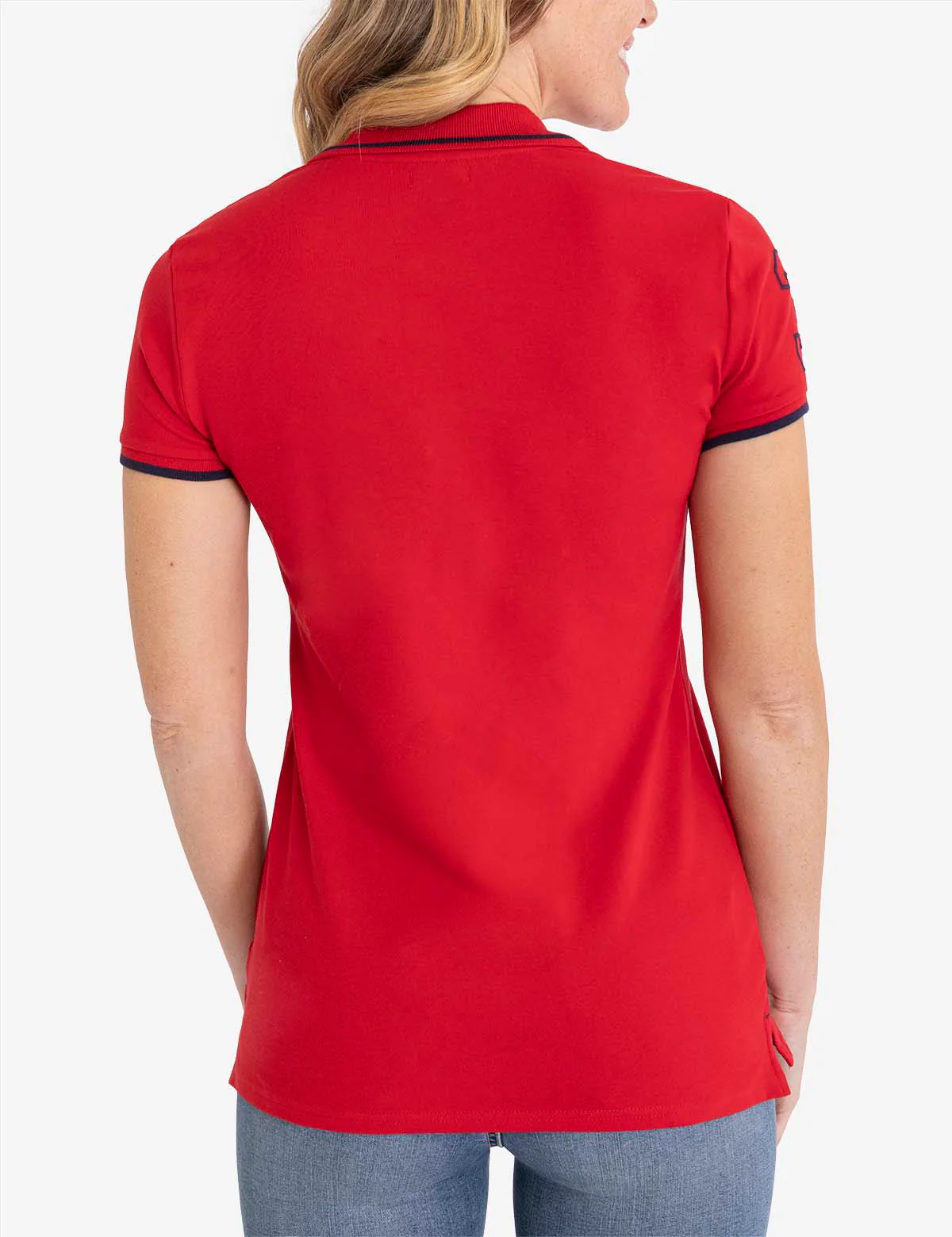 MULTI-TONAL LOGO SOLID POLO SHIRT