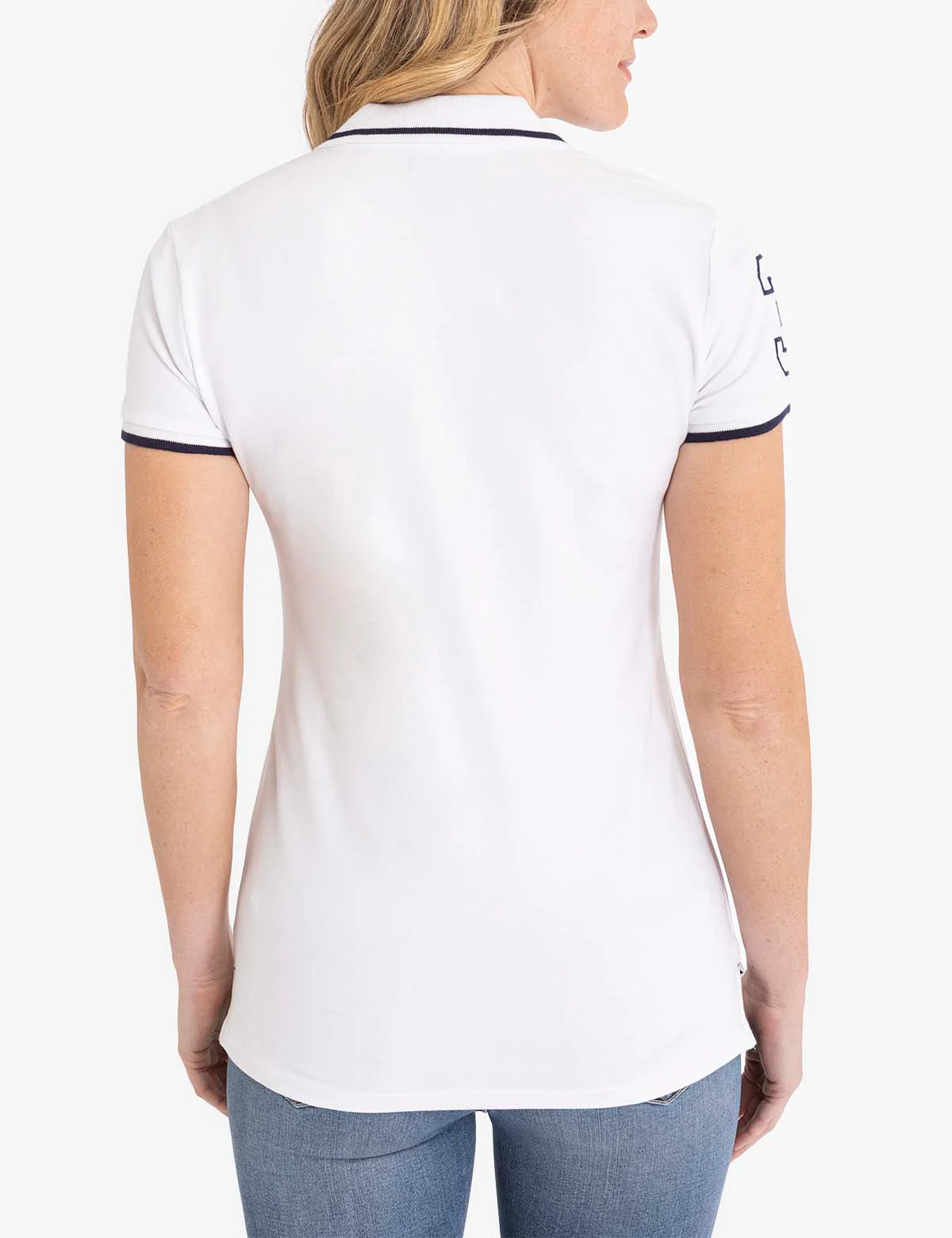 MULTI-TONAL LOGO SOLID POLO SHIRT