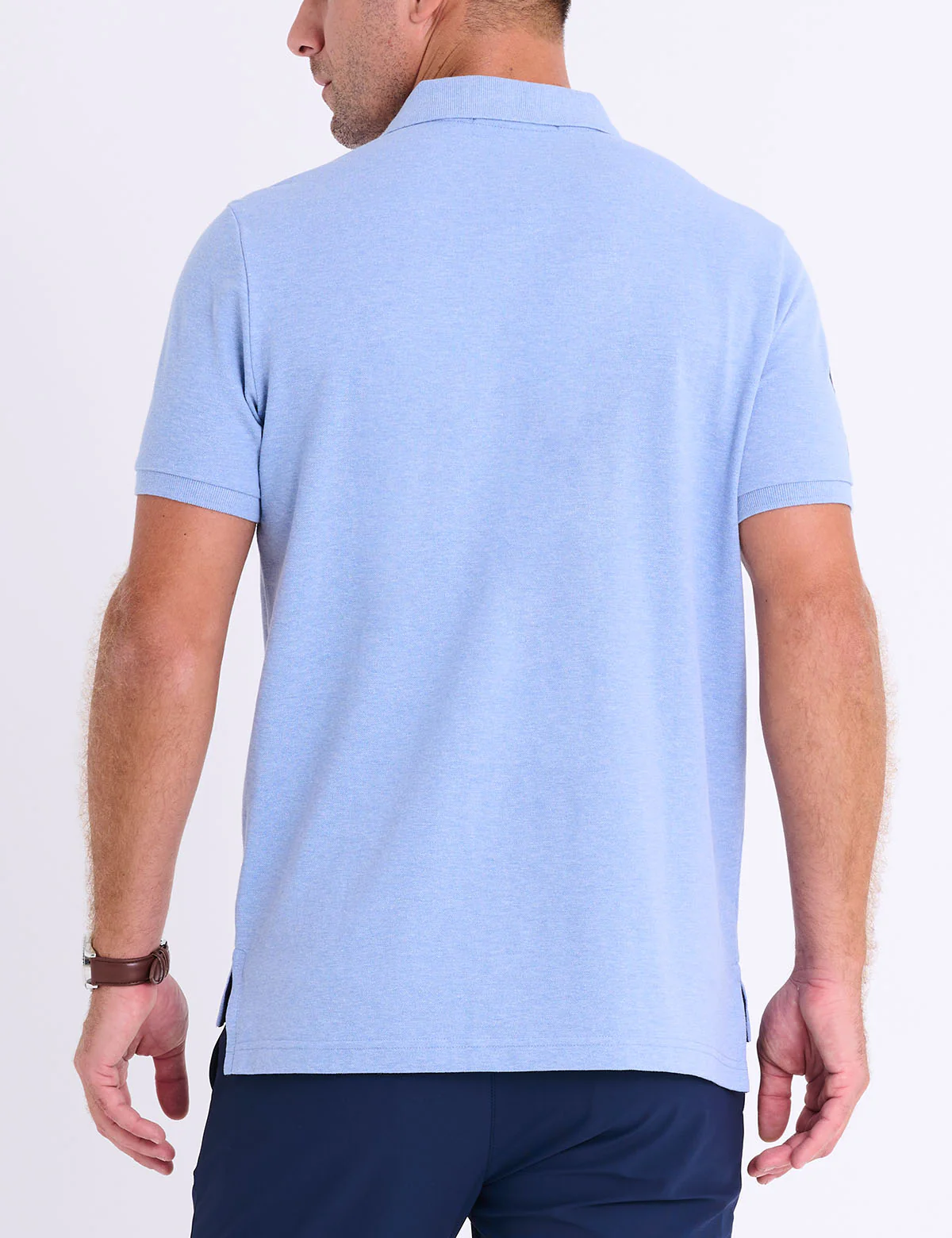 MULTI COLOR BIG LOGO SOLID POLO SHIRT