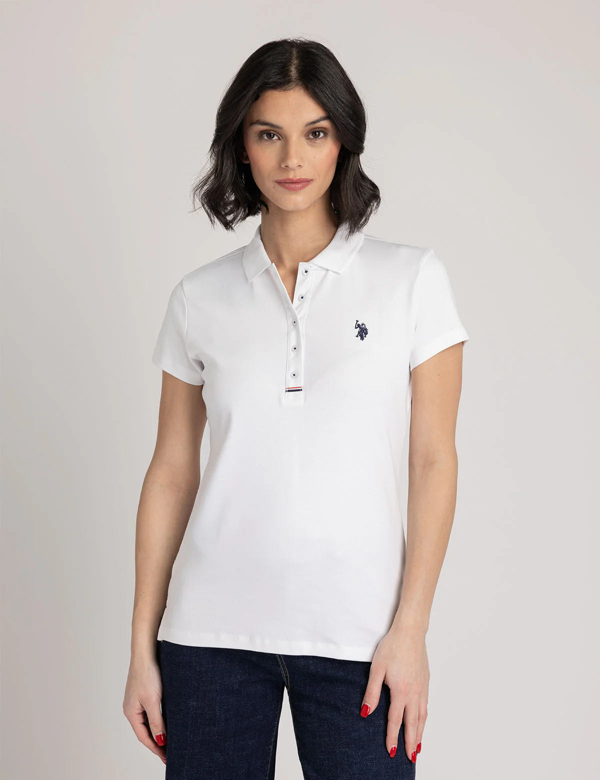 SLIM FIT INTERLOCK POLO SHIRT