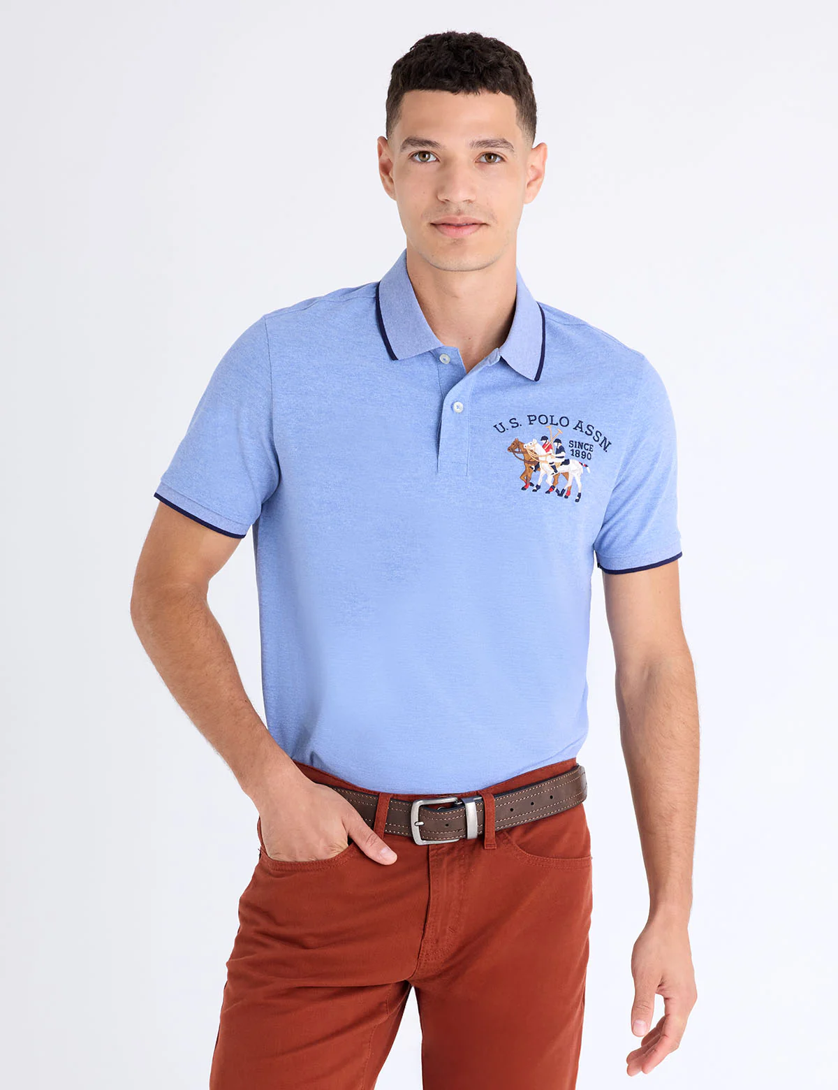 9276-pique-polo-shirt-with-logo-emblem-1.webp PIQUE POLO SHIRT WITH LOGO EMBLEM