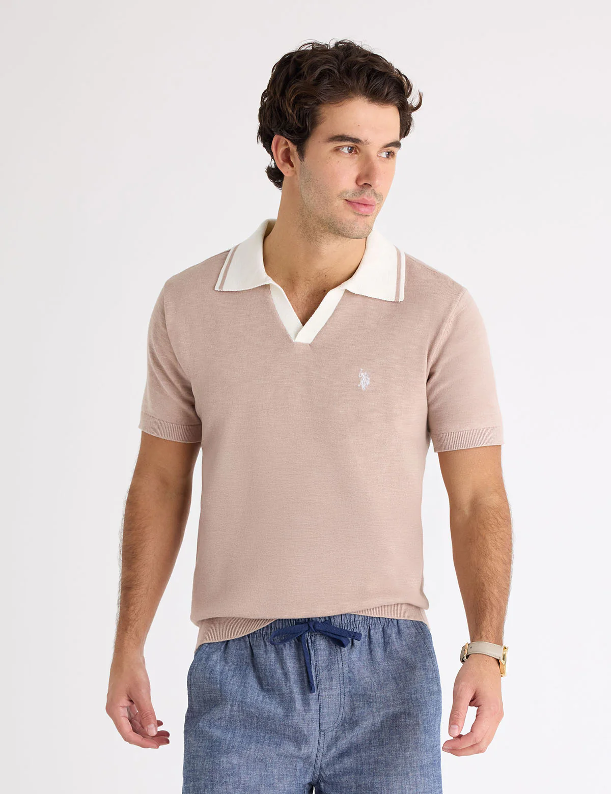 9338-cotton-slub-johnny-collar-sweater-polo-shirt-1.webp COTTON SLUB JOHNNY COLLAR SWEATER POLO SHIRT