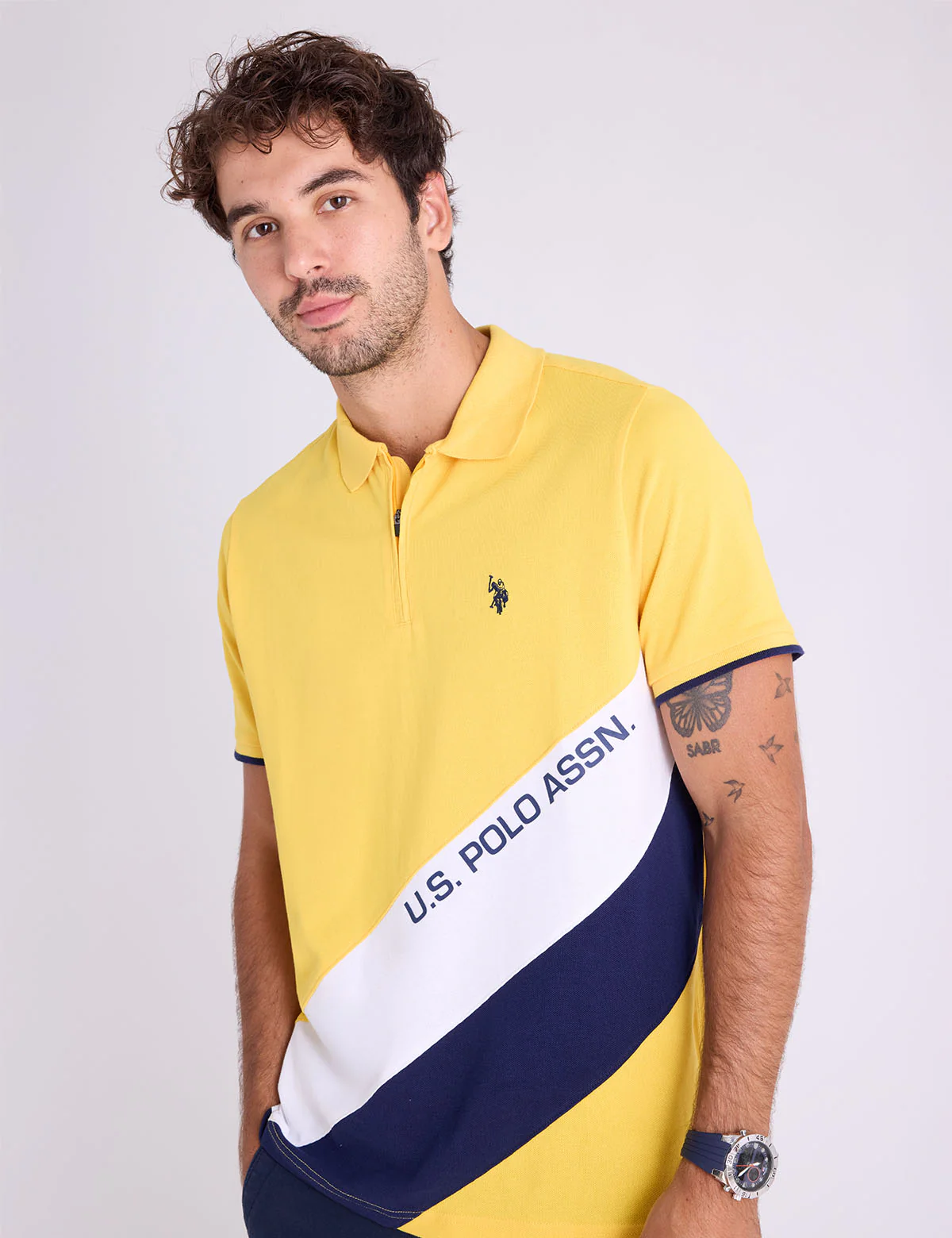 9431-pique-color-block-zipper-polo-shirt-5.webp PIQUE COLOR BLOCK ZIPPER POLO SHIRT