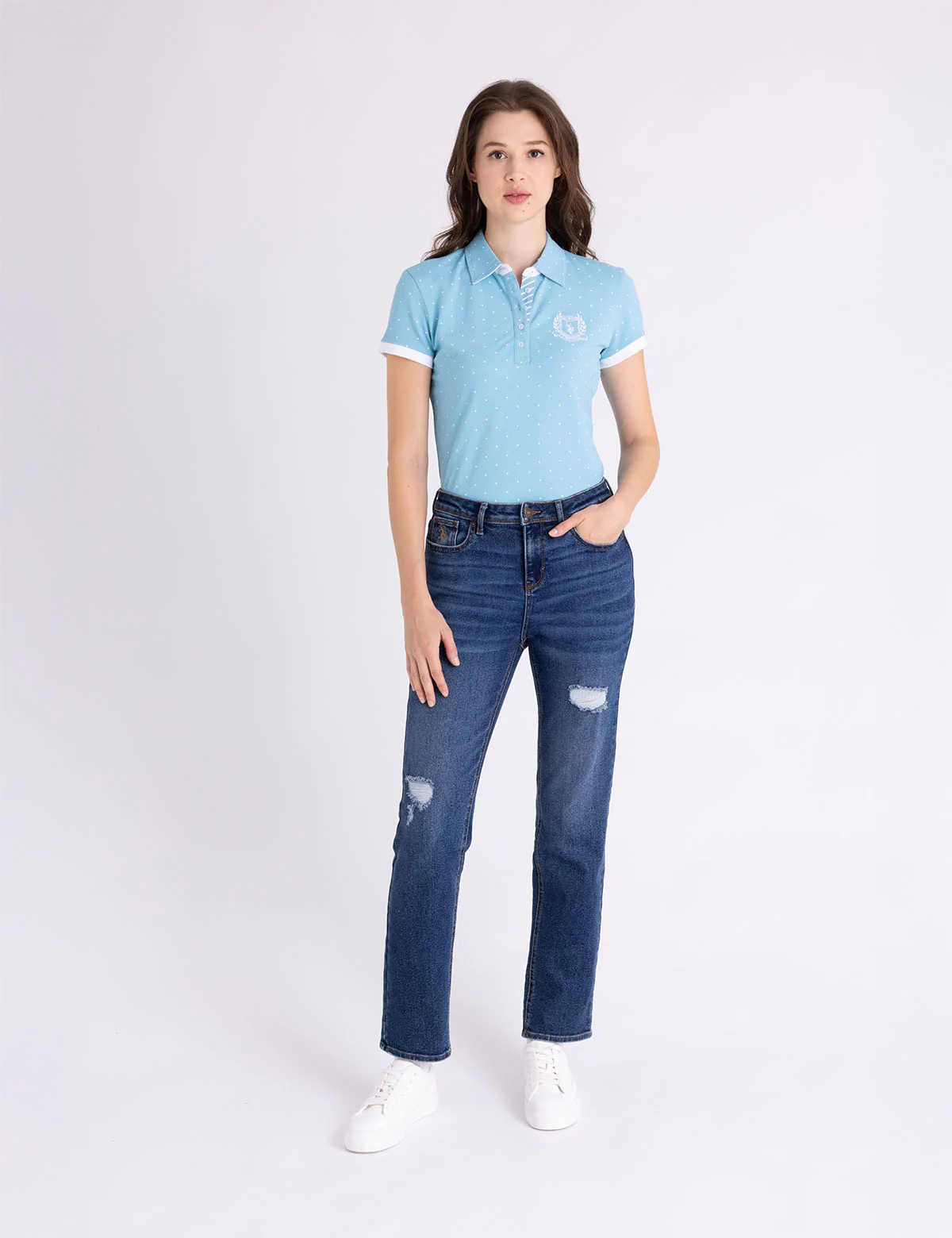 9475-dot-print-collegiate-polo-shirt-2.webp DOT PRINT COLLEGIATE POLO SHIRT