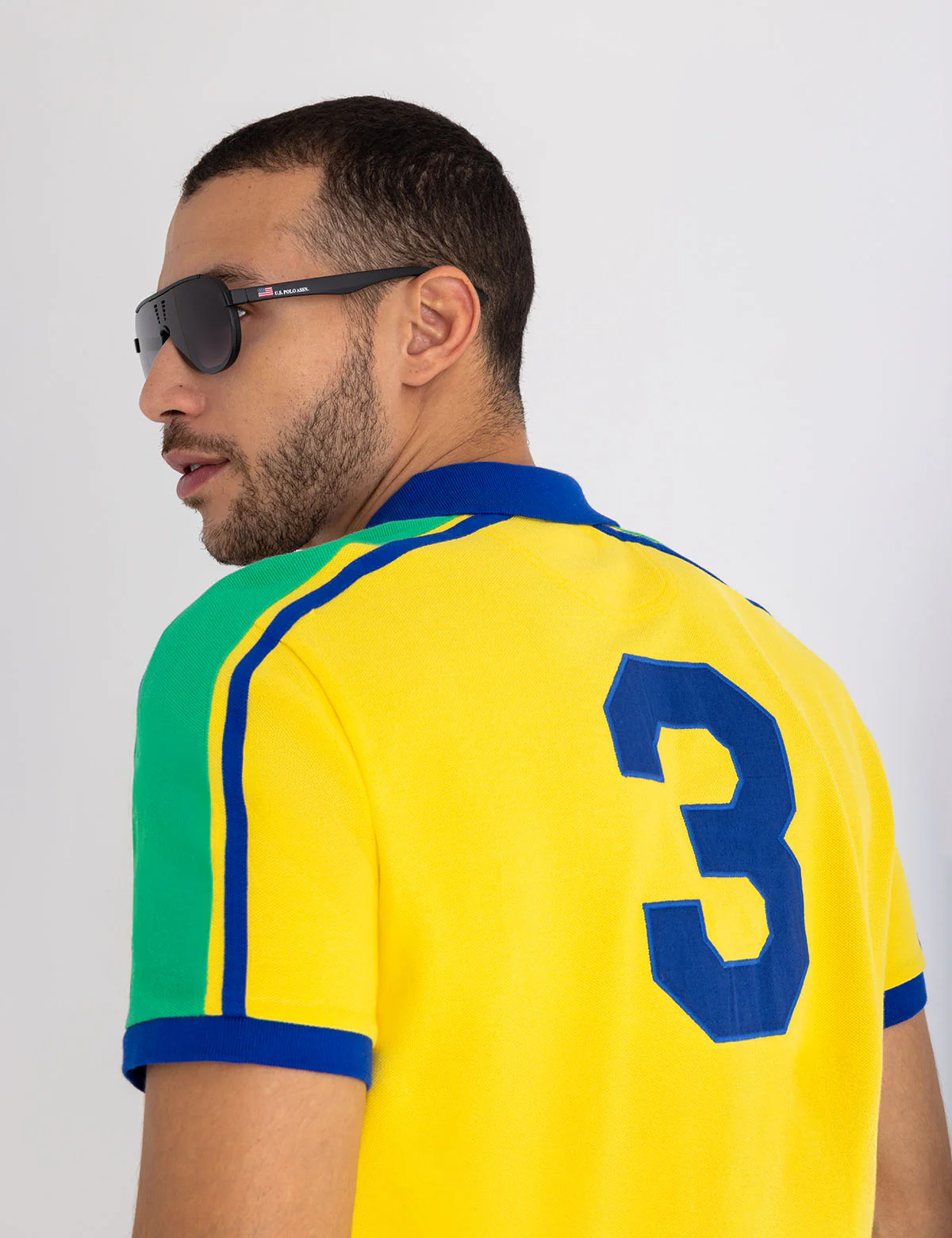 9492-brazil-color-block-pique-polo-shirt-3.webp BRAZIL COLOR BLOCK PIQUE POLO SHIRT