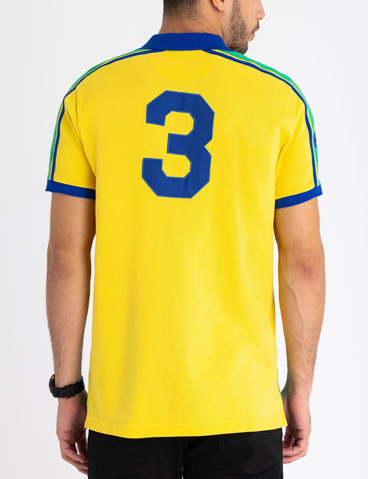 9492-brazil-color-block-pique-polo-shirt-4.webp BRAZIL COLOR BLOCK PIQUE POLO SHIRT