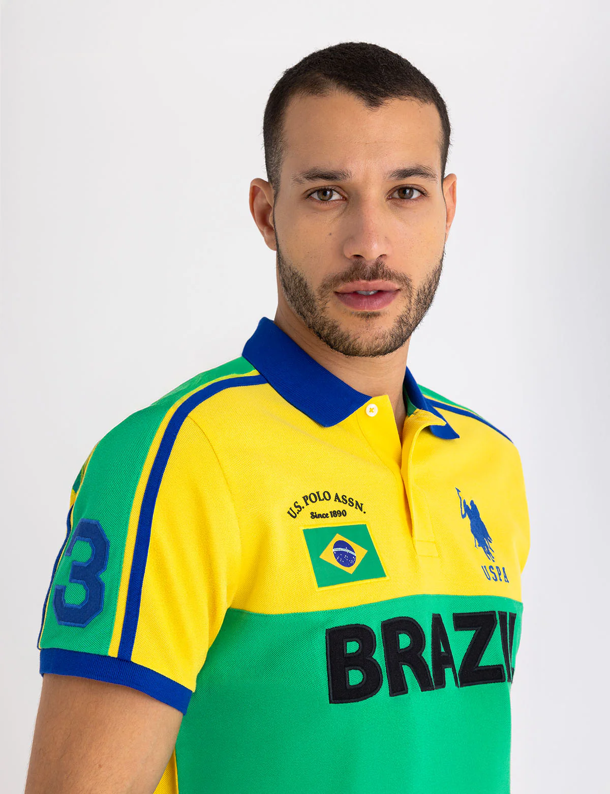 9492-brazil-color-block-pique-polo-shirt-6.webp BRAZIL COLOR BLOCK PIQUE POLO SHIRT