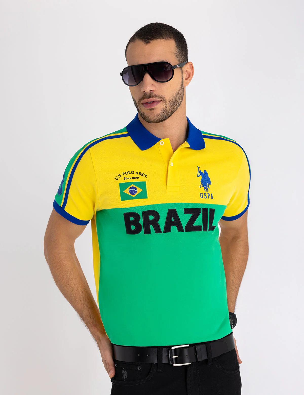 9492-brazil-color-block-pique-polo-shirt-7.webp BRAZIL COLOR BLOCK PIQUE POLO SHIRT